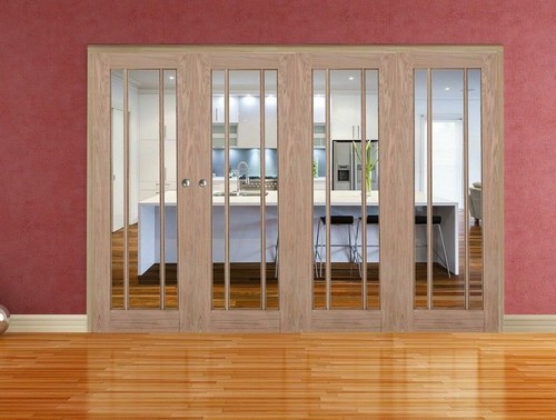 Internal bifold oak - , doors