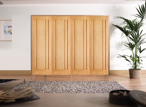 Oak internal bifold doors