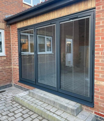 Anthracite door fold - bi-fold, –