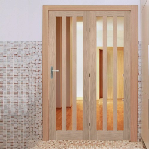 Bifold doors internal - , oak
