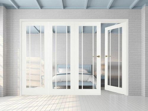 Internal white bifold doors