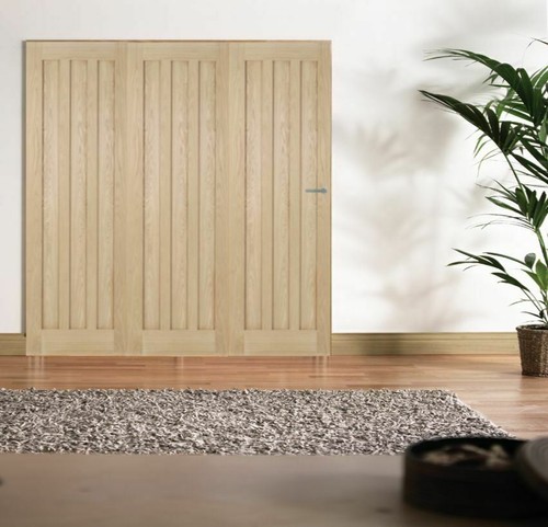 Oak bifold doors aston panel - bifold,