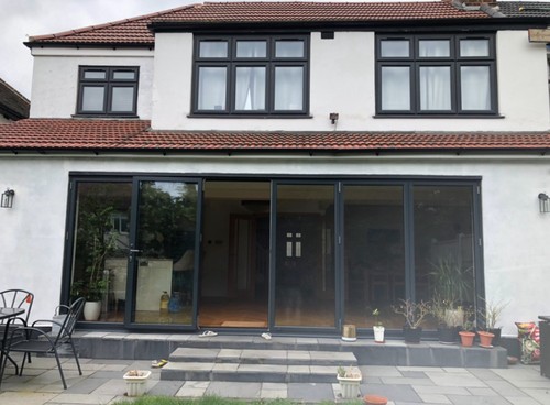 Aluminium folding doors - bi,