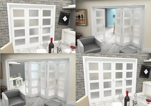 Internal bifold doors white - doors,