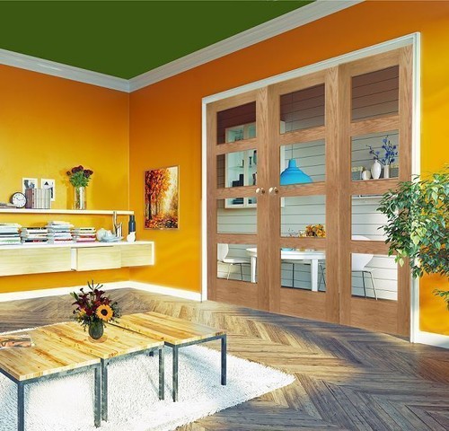 Oak shaker internal bifold - shaker,