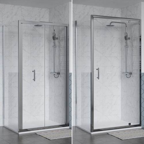 Bifold pivot hinged shower - bifold,