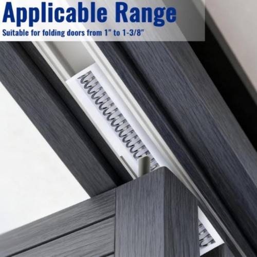 2pcs bifold door slide - 2pcs,