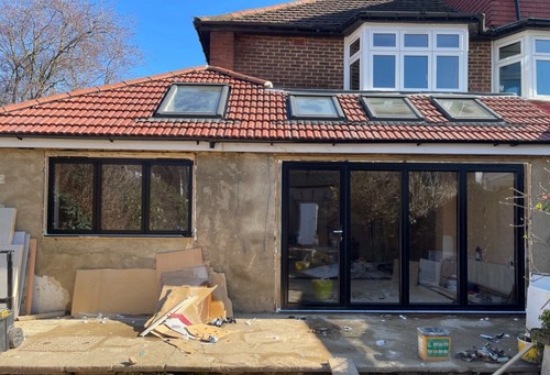 Aluminium folding doors - aluminium, bi