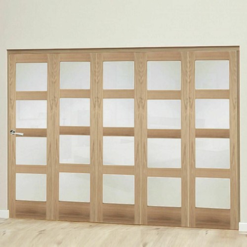 Internal bifold doors oak